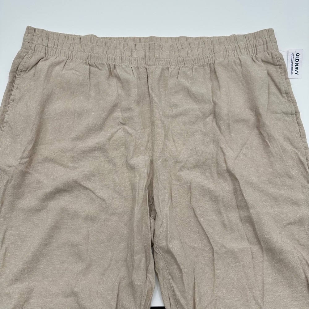 Old Navy Linen Blend Wide Leg Pants Oatmeal Beige XXL NWT‎ 681446-00-1
Baggy New
